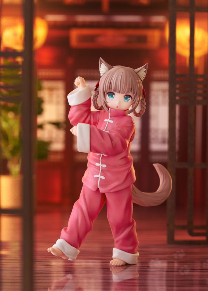 My Cat Is a Kawaii Girl Palette Dress-Up Collection Statue Kinako Nyang fu Ver. 15 cm Prizefiguren Yokina