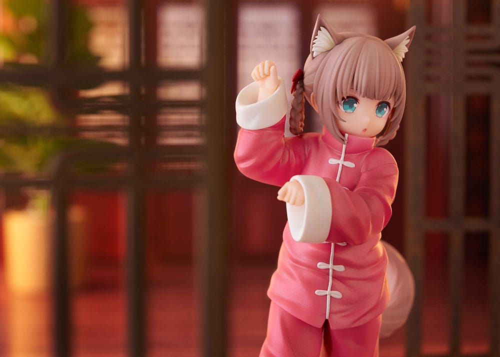 My Cat Is a Kawaii Girl Palette Dress-Up Collection Statue Kinako Nyang fu Ver. 15 cm Prizefiguren Yokina