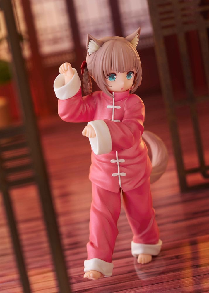 My Cat Is a Kawaii Girl Palette Dress-Up Collection Statue Kinako Nyang fu Ver. 15 cm Prizefiguren Yokina