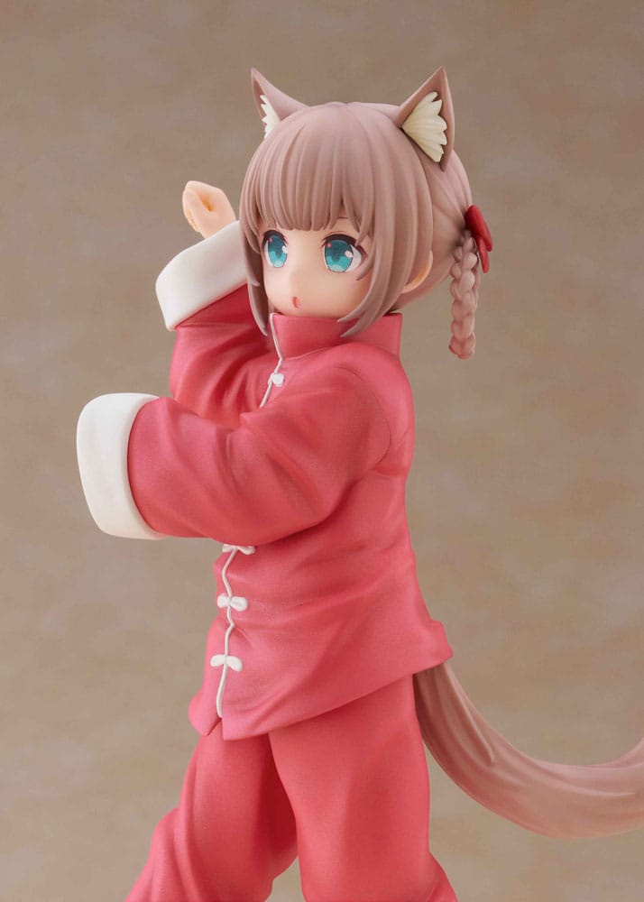 My Cat Is a Kawaii Girl Palette Dress-Up Collection Statue Kinako Nyang fu Ver. 15 cm Prizefiguren Yokina