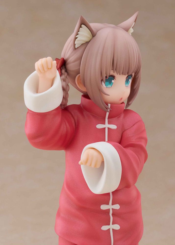 My Cat Is a Kawaii Girl Palette Dress-Up Collection Statue Kinako Nyang fu Ver. 15 cm Prizefiguren Yokina
