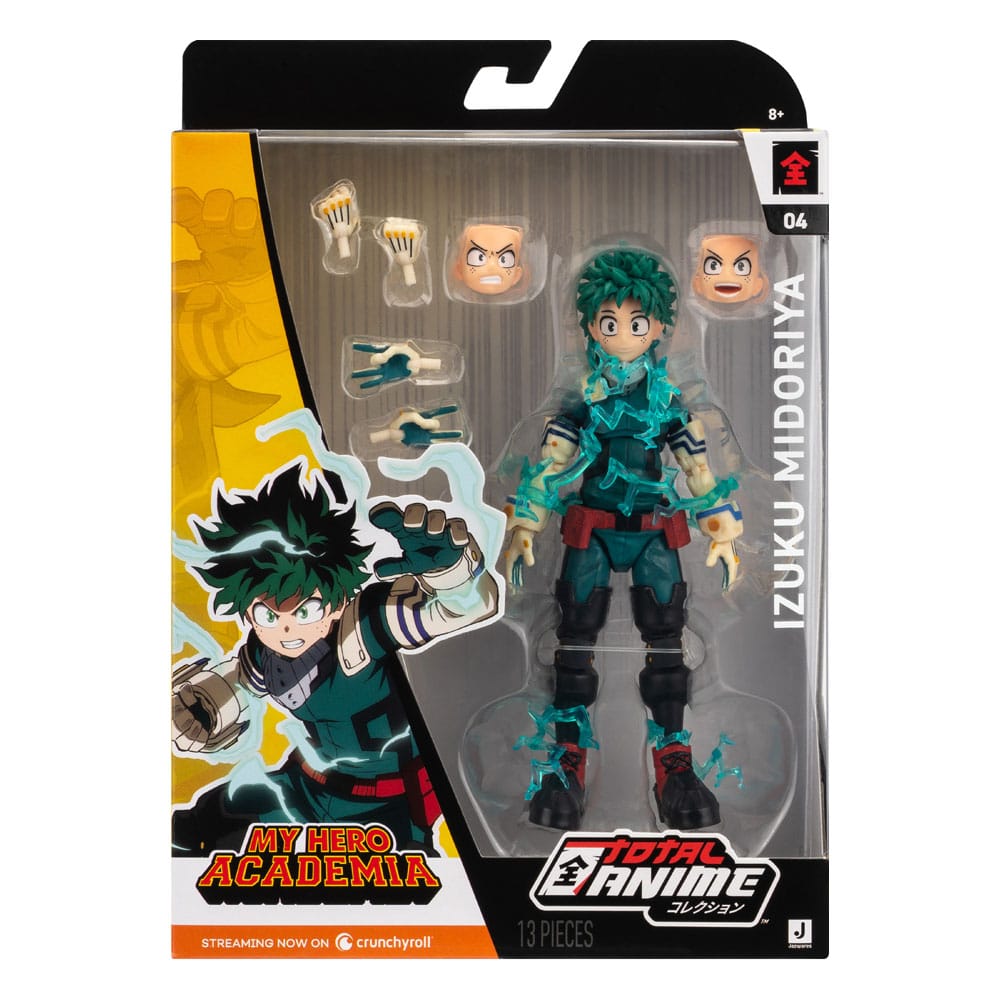 My Hero Academia Total Anime Actionfigur Izuku Midoriya 17 cm Figmas Yokina