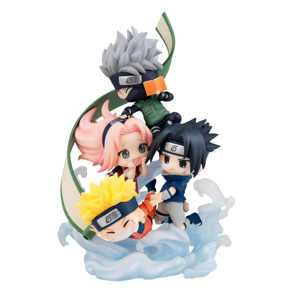 Naruto Shippuden FigUnity PVC Mini-Statue Gather here, Team 7 13 cm Minifiguren Yokina