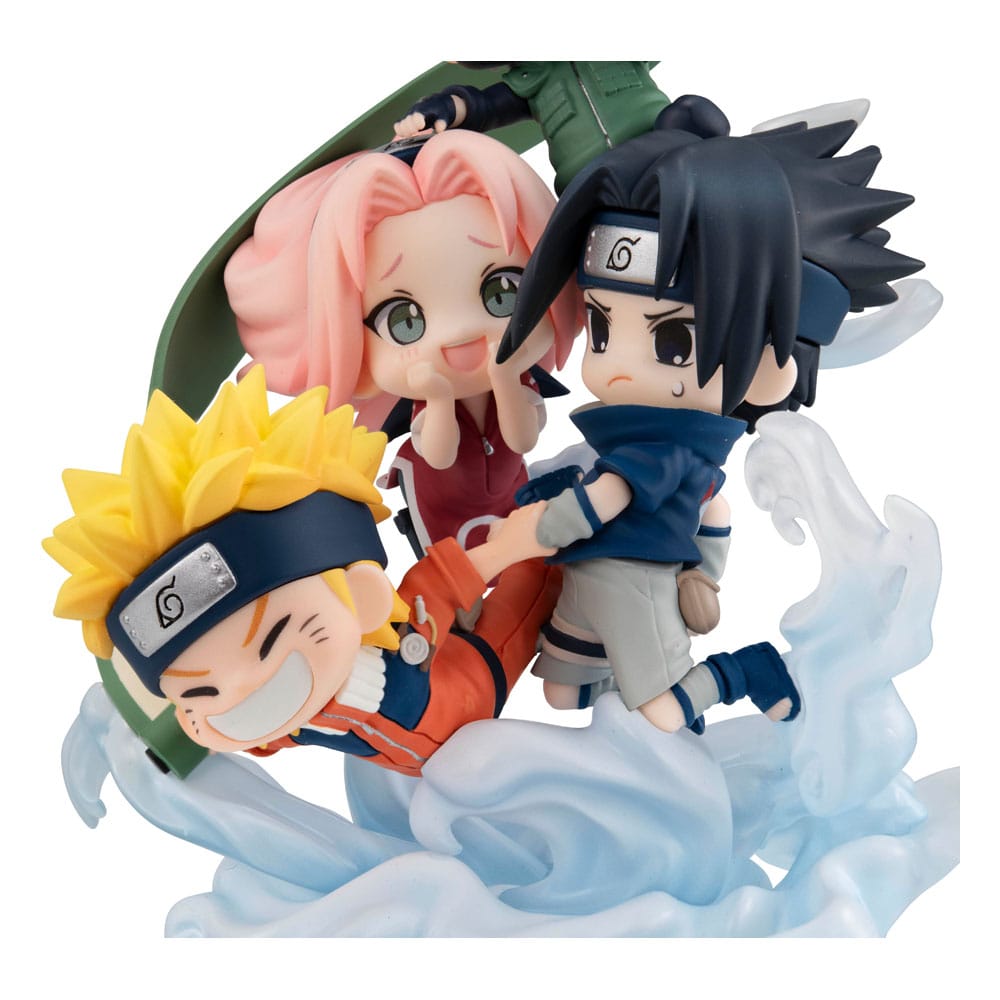 Naruto Shippuden FigUnity PVC Mini-Statue Gather here, Team 7 13 cm Minifiguren Yokina