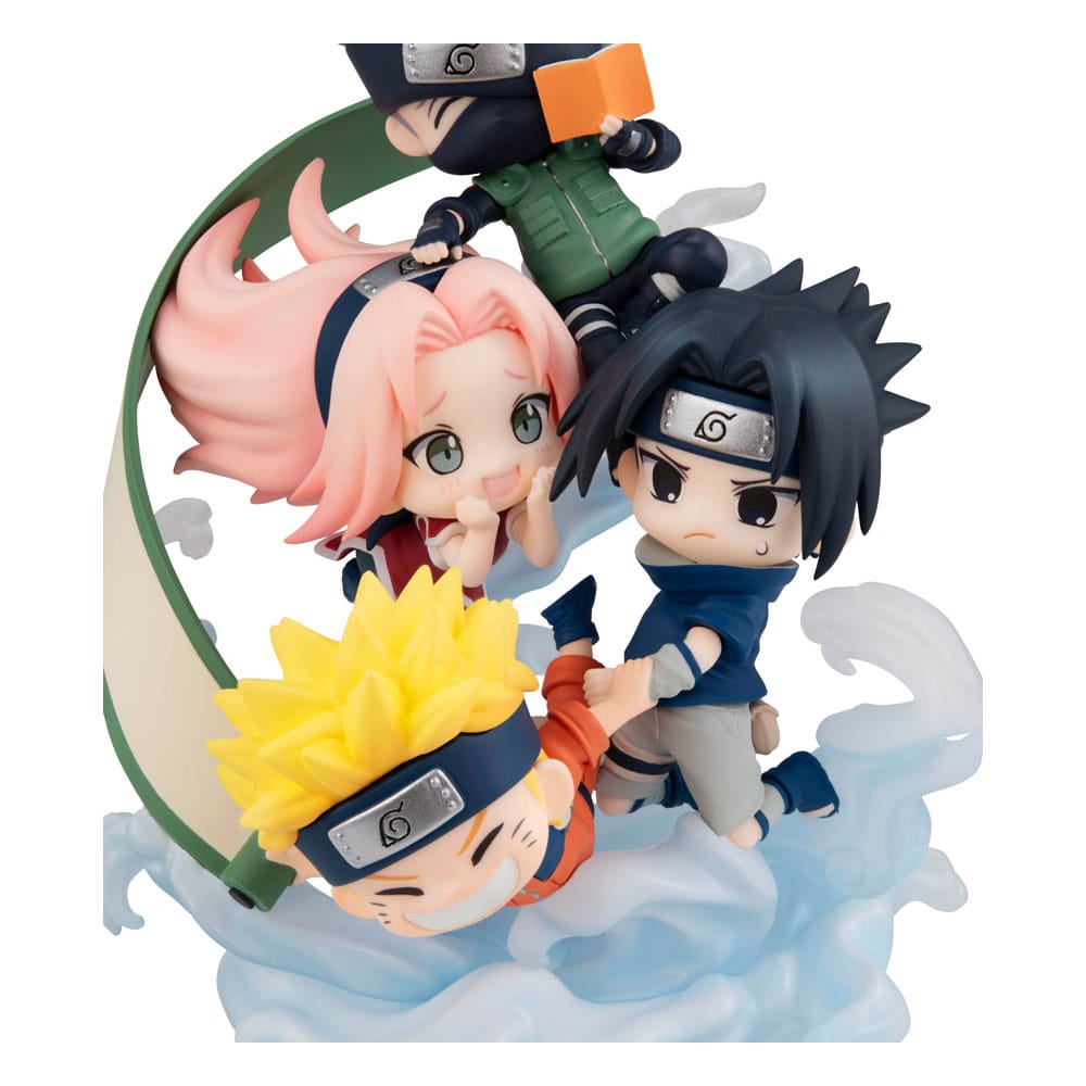 Naruto Shippuden FigUnity PVC Mini-Statue Gather here, Team 7 13 cm Minifiguren Yokina