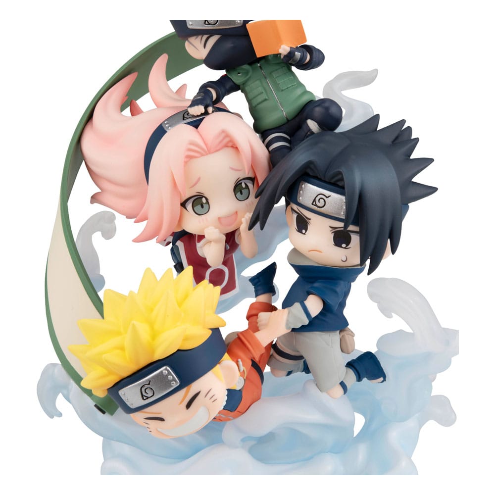 Naruto Shippuden FigUnity PVC Mini-Statue Gather here, Team 7 13 cm Minifiguren Yokina