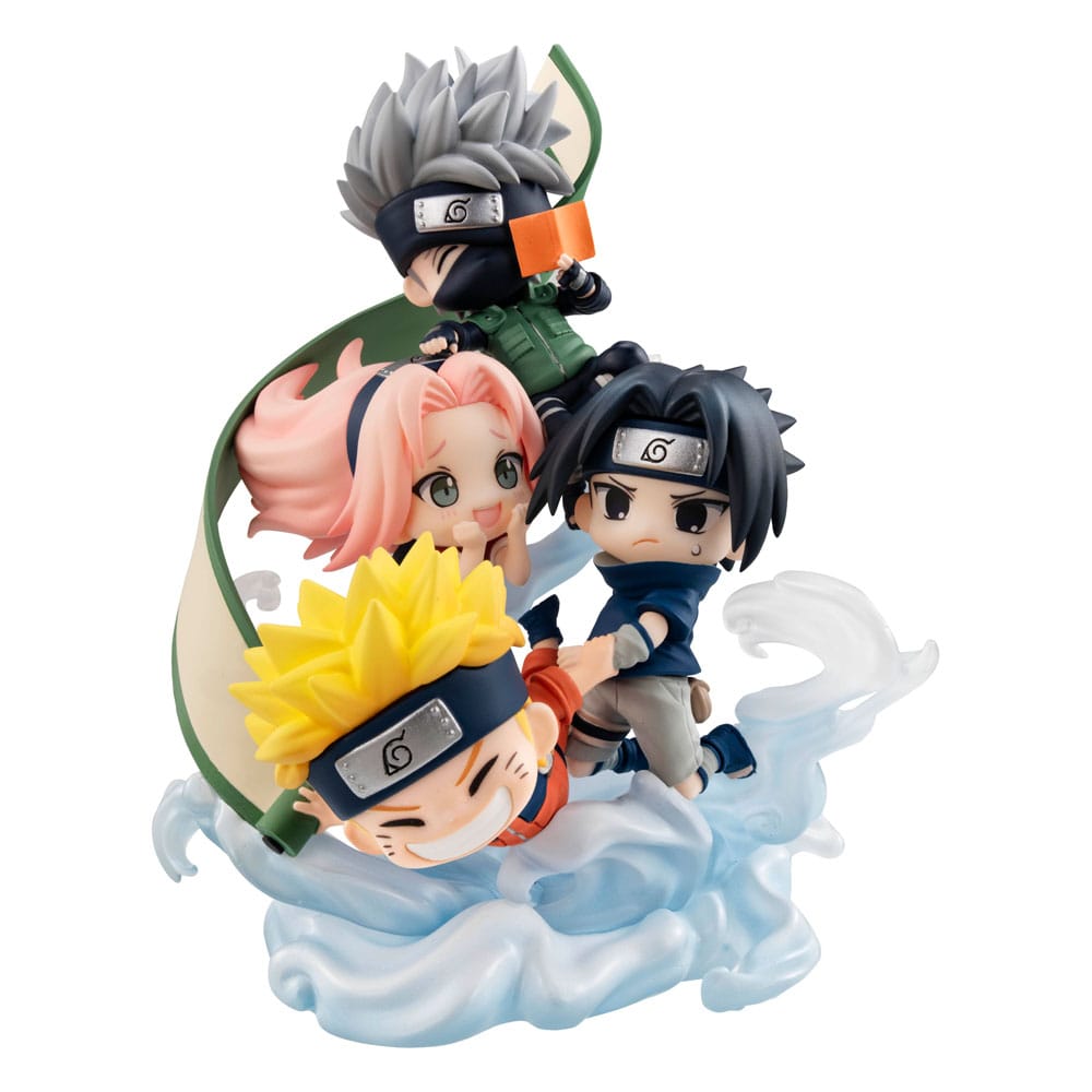 Naruto Shippuden FigUnity PVC Mini-Statue Gather here, Team 7 13 cm Minifiguren Yokina