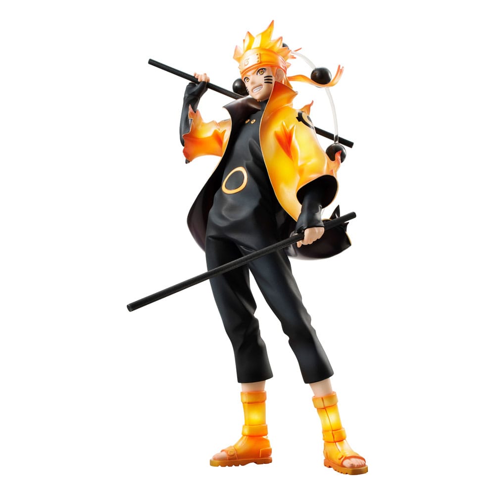 Naruto Shippuden G.E.M. Serie PVC Statue Naruto Uzumaki Six Paths Sage Mode 15th Anniversary Ver. 22 cm Prizefiguren Yokina