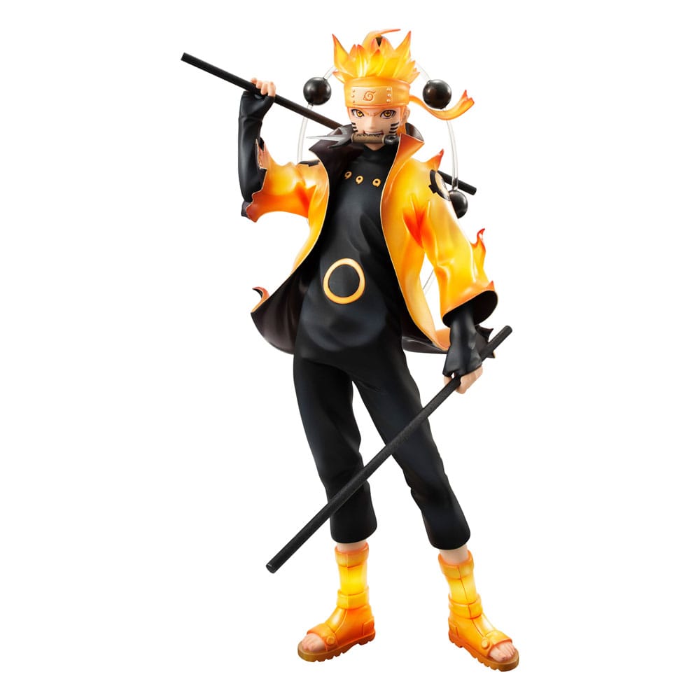 Naruto Shippuden G.E.M. Serie PVC Statue Naruto Uzumaki Six Paths Sage Mode 15th Anniversary Ver. 22 cm Prizefiguren Yokina