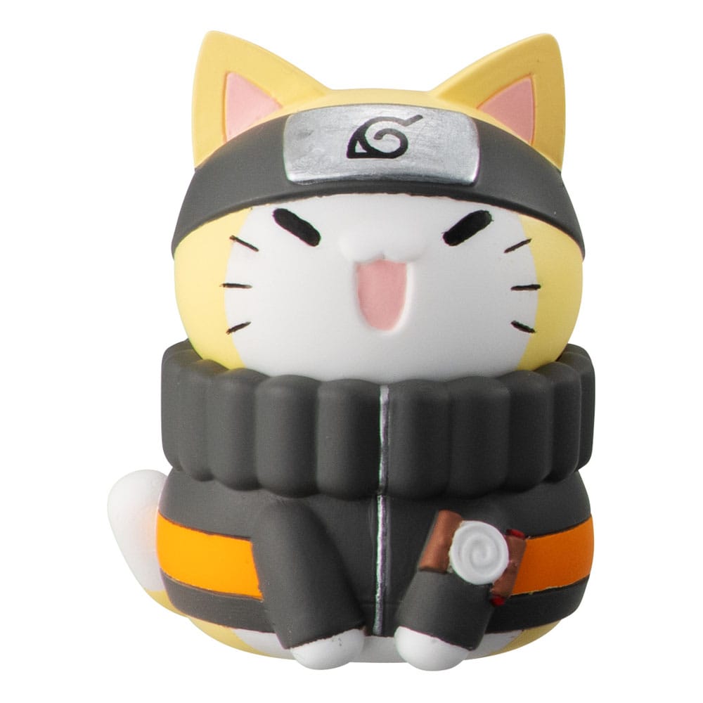 Naruto Shippuden Mega Cat Project 8 Sammelfiguren 3 cm Nyaruto! Ver. Battle with Akatsuki Sortiment Minifiguren Yokina