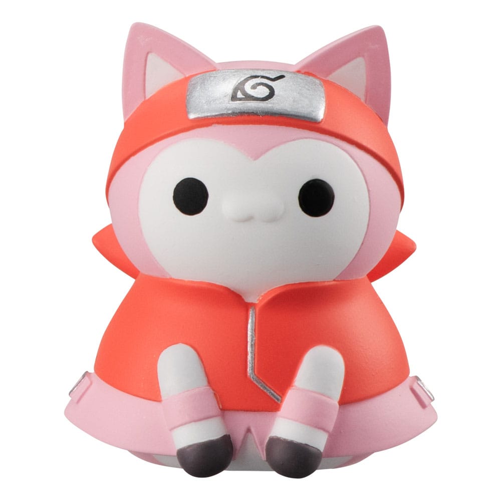 Naruto Shippuden Mega Cat Project 8 Sammelfiguren 3 cm Nyaruto! Ver. Battle with Akatsuki Sortiment Minifiguren Yokina