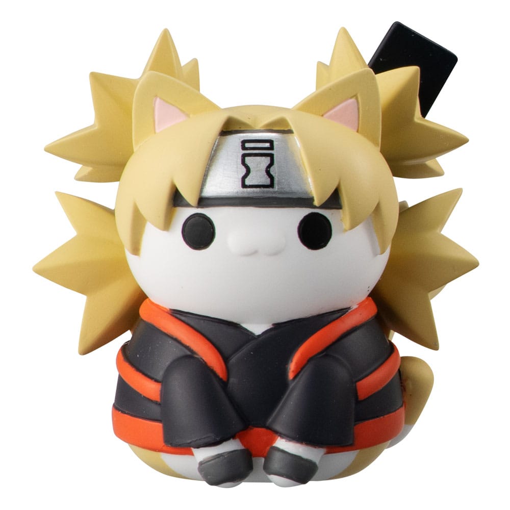 Naruto Shippuden Mega Cat Project 8 Sammelfiguren 3 cm Nyaruto! Ver. Battle with Akatsuki Sortiment Minifiguren Yokina