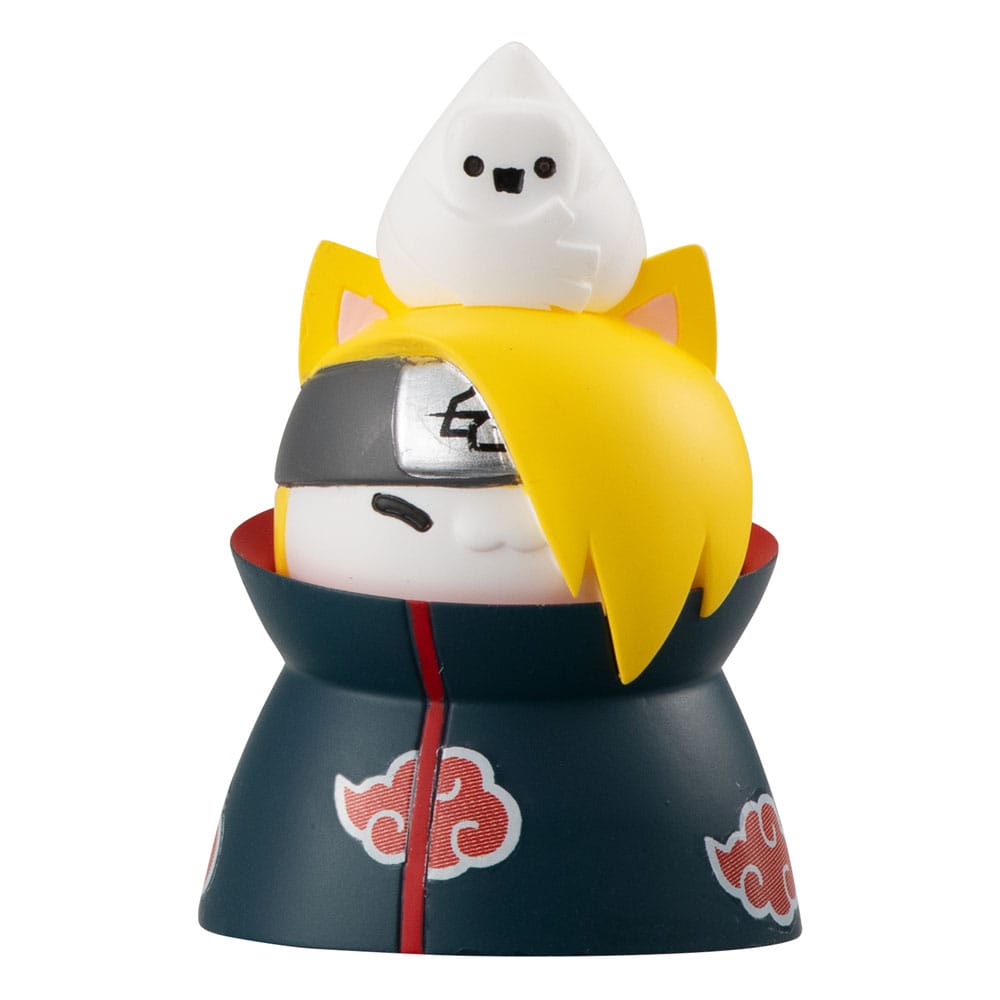 Naruto Shippuden Mega Cat Project 8 Sammelfiguren 3 cm Nyaruto! Ver. Battle with Akatsuki Sortiment Minifiguren Yokina