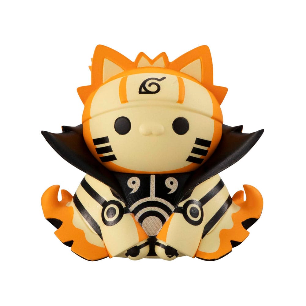 Naruto Shippuden Mega Cat Project 8 Sammelfiguren 3 cm Nyaruto! Ver. Break out! Fourth Great Ninja War Sortiment Minifiguren Yokina