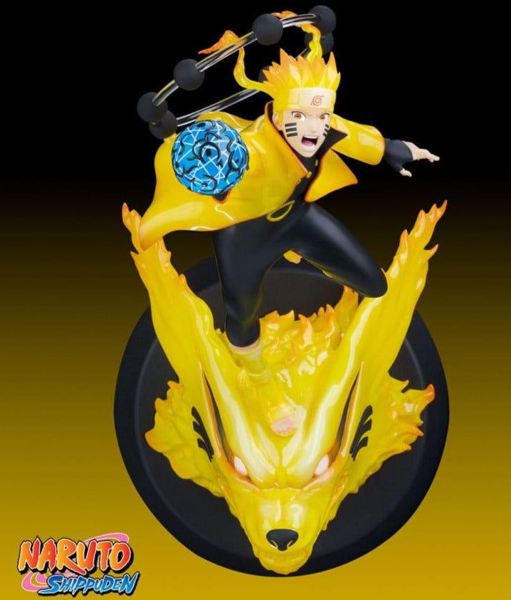 Naruto Shippuden PVC Magnet Statue 1/8 Naruto Uzumaki & Kurama 28 cm Scalefiguren Yokina
