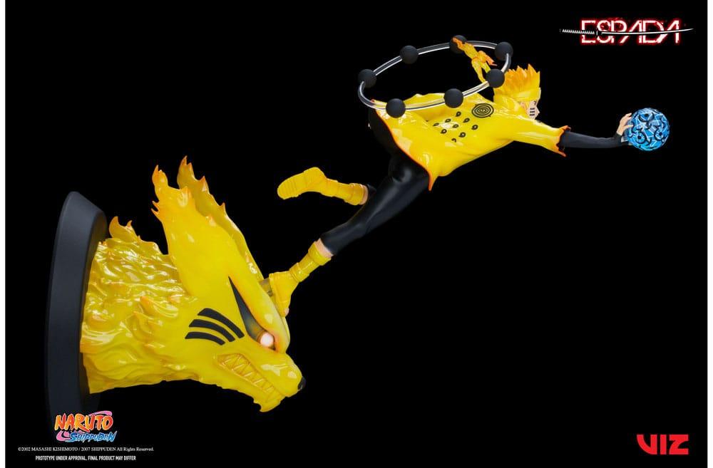 Naruto Shippuden PVC Magnet Statue 1/8 Naruto Uzumaki & Kurama 28 cm Scalefiguren Yokina