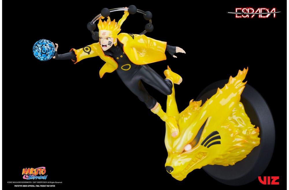 Naruto Shippuden PVC Magnet Statue 1/8 Naruto Uzumaki & Kurama 28 cm Scalefiguren Yokina
