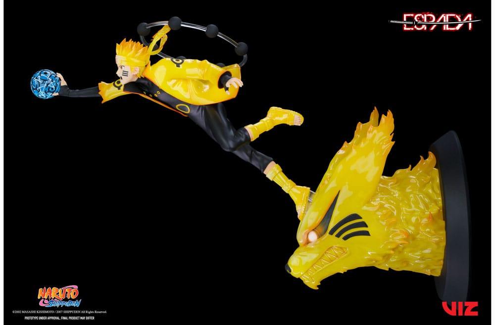 Naruto Shippuden PVC Magnet Statue 1/8 Naruto Uzumaki & Kurama 28 cm Scalefiguren Yokina