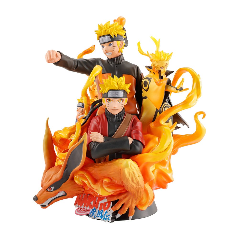 Naruto Shippuden Petitrama DX PVC Mini-Statue Naruto 01 15 cm Prizefiguren Yokina