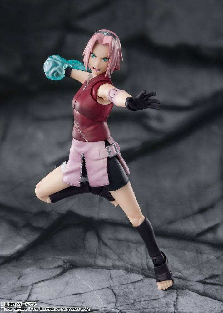 Naruto Shippuden S.H. Figuarts Actionfigur Sakura Haruno -Inheritor of Tsunade's indominable will- 14 cm Figmas Yokina