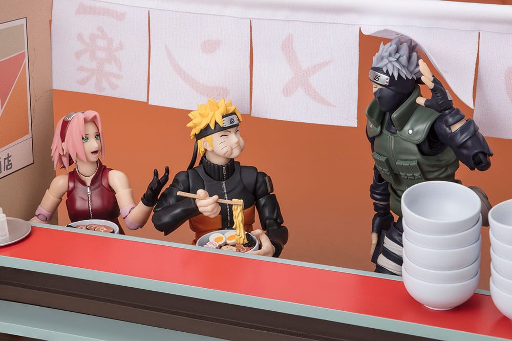 Naruto Shippuden S.H. Figuarts Zubehör-Set Ichiraku Ramen Set Figurenständer Yokina