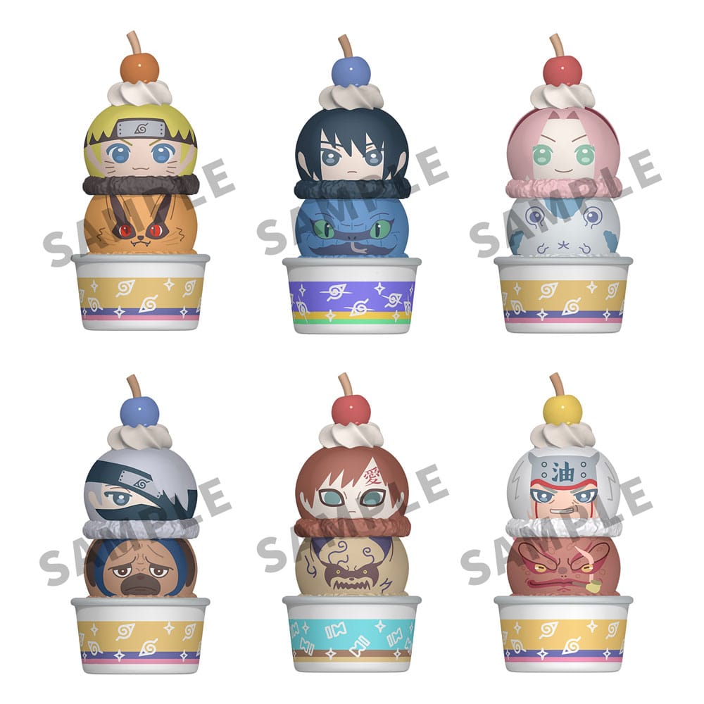 Naruto Shippuden Tsumichen Stack up & Change 6 Sammelfiguren 8 cm Sortiment Minifiguren Yokina