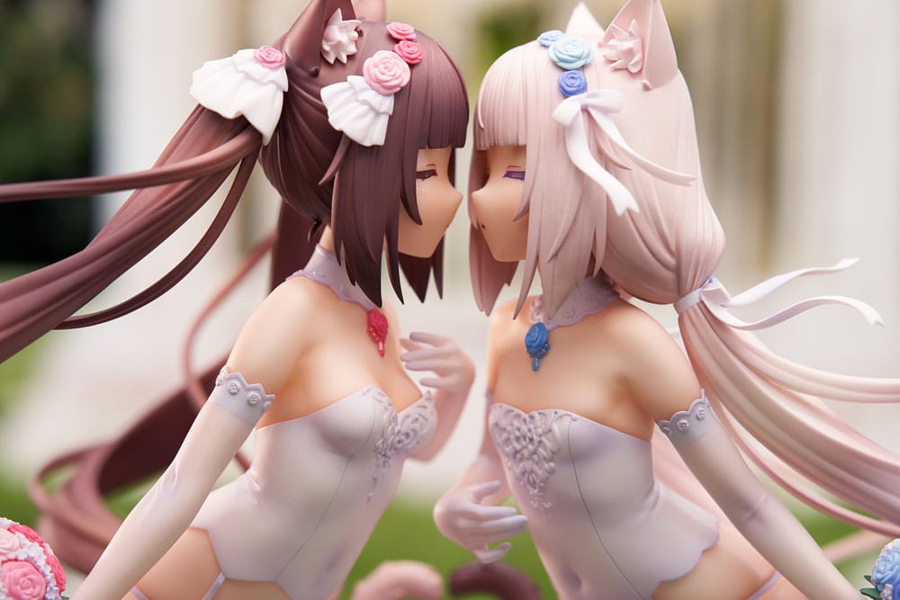 Nekopara PVC Statue 1/7 Nekopara Chocola & Vanilla Dream of Eden Ver. 23 cm Scalefiguren Yokina