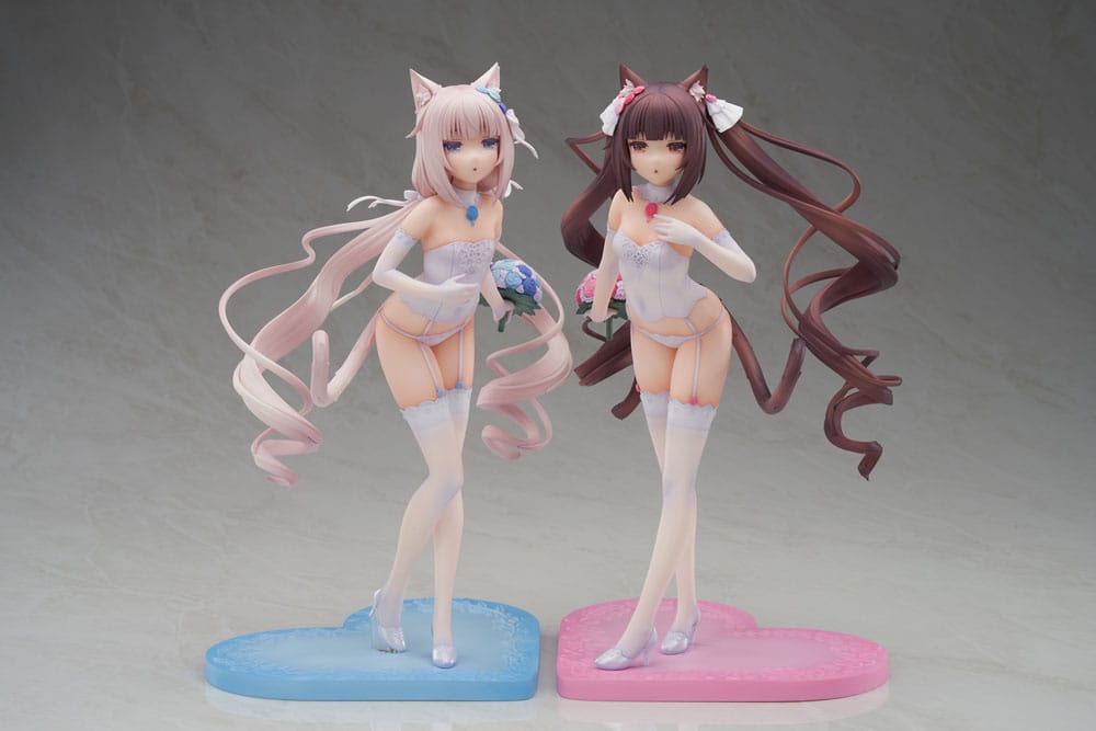 Nekopara PVC Statue 1/7 Nekopara Chocola & Vanilla Dream of Eden Ver. 23 cm Scalefiguren Yokina