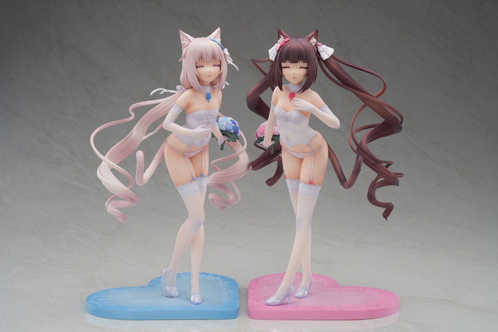 Nekopara PVC Statue 1/7 Nekopara Chocola & Vanilla Dream of Eden Ver. 23 cm Scalefiguren Yokina