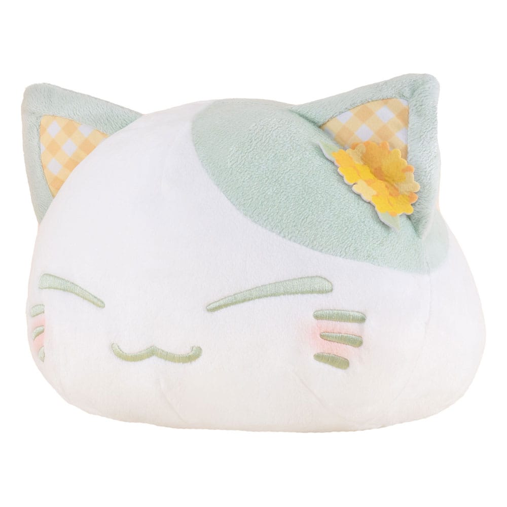 Nemuneko Cat Plüschfigur Rape Flower Pattern Ear Decoration Green Color Ver. 30 cm Plüschtier Yokina