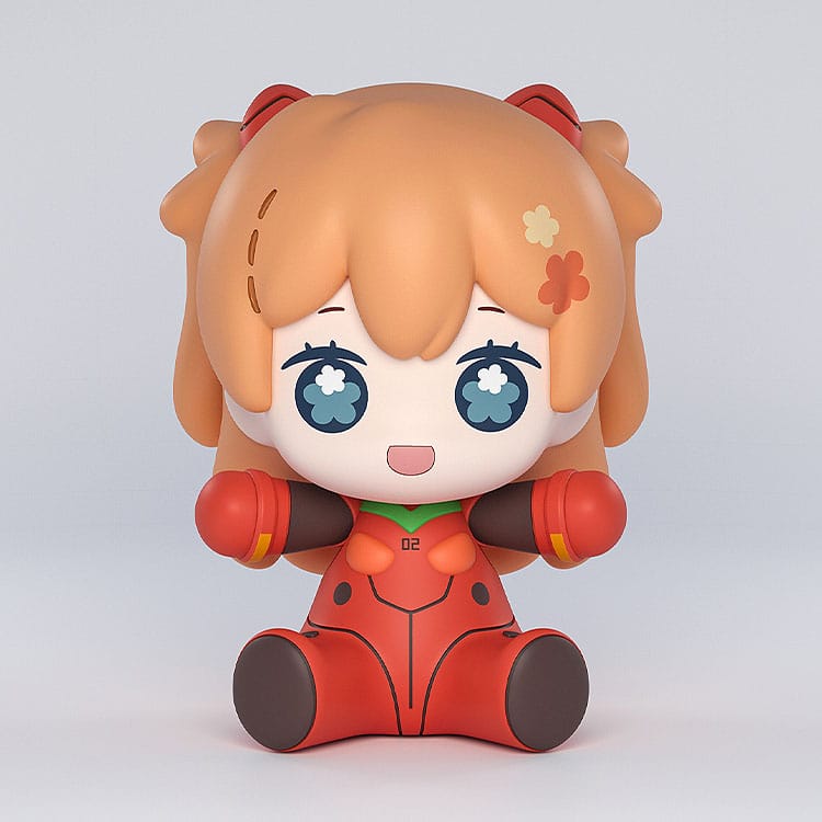 Neon Genesis Evangelion: Rebuild of Evangelion Huggy Good Smile Chibi Figur Asuka Shikinami Langley: Plugsuit Ver. 7 cm Minifiguren Yokina