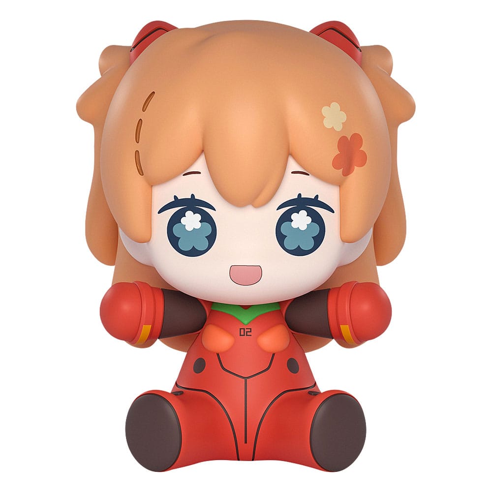 Neon Genesis Evangelion: Rebuild of Evangelion Huggy Good Smile Chibi Figur Asuka Shikinami Langley: Plugsuit Ver. 7 cm Minifiguren Yokina