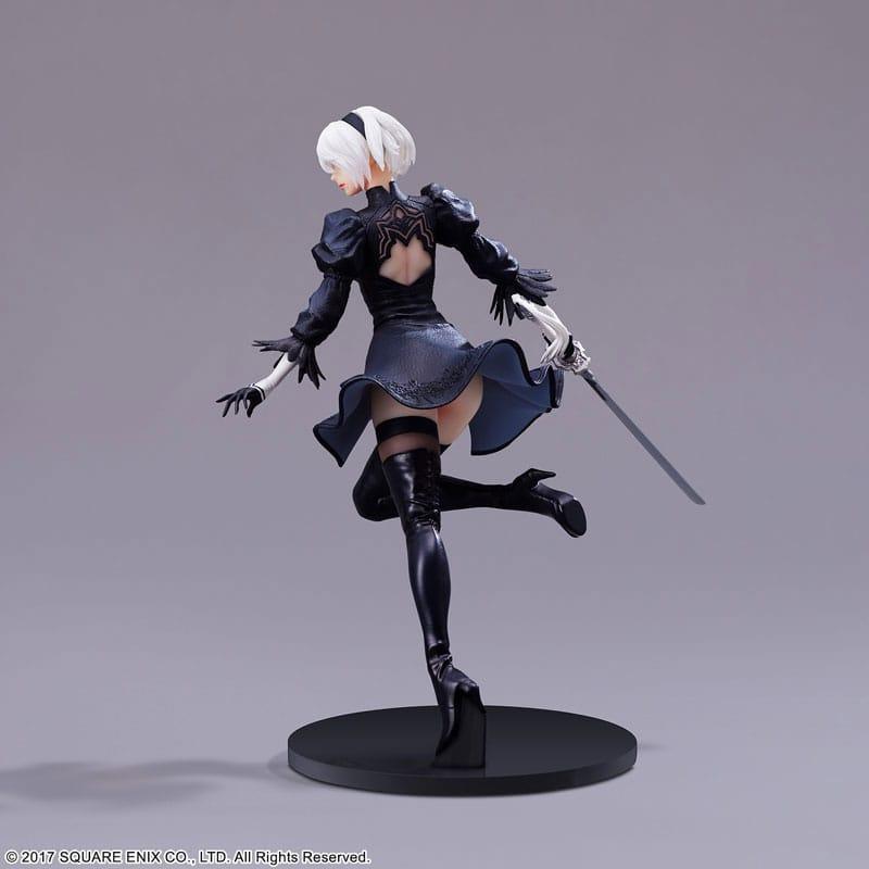 NieR:Automata FORM-ISM PVC Statue YoRHa Android 2B (YoRHa No.2 Type B) No Goggles Ver. 18 cm Prizefiguren Yokina