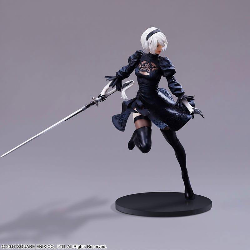 NieR:Automata FORM-ISM PVC Statue YoRHa Android 2B (YoRHa No.2 Type B) No Goggles Ver. 18 cm Prizefiguren Yokina