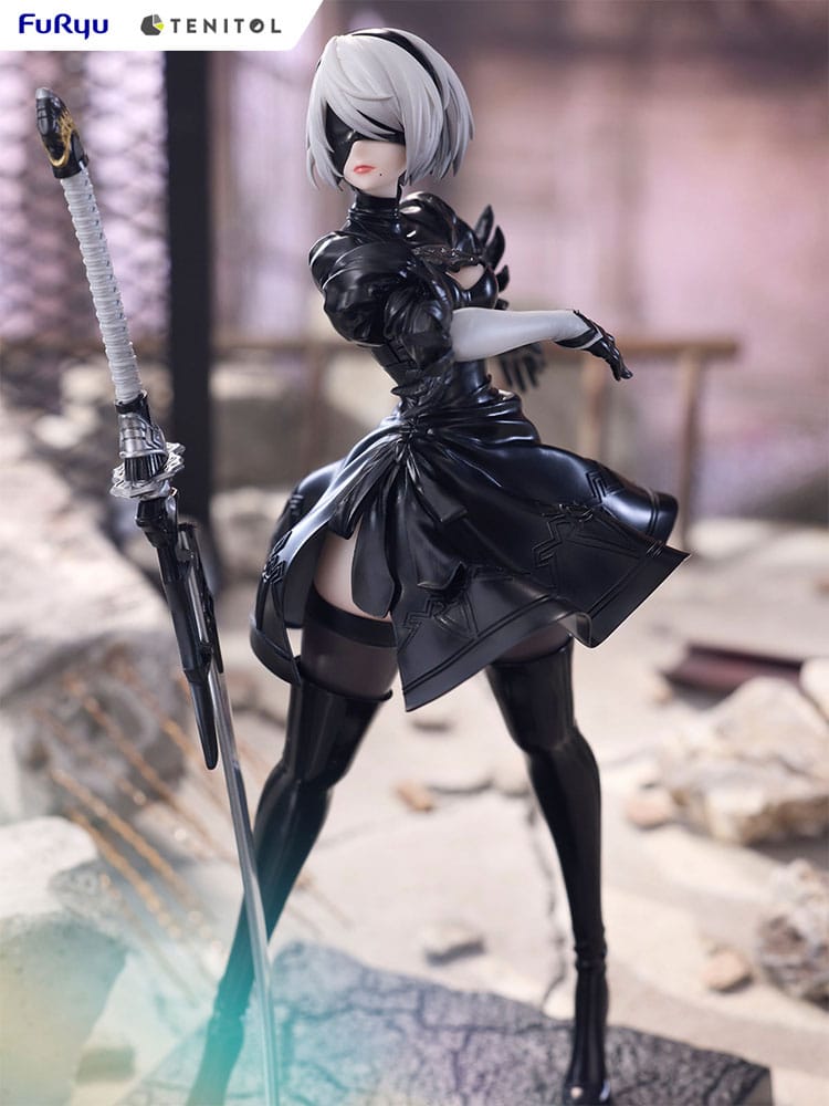 NieR:Automata Tenitol PVC Statue 2B Ver1.1a 22 cm Prizefiguren Yokina
