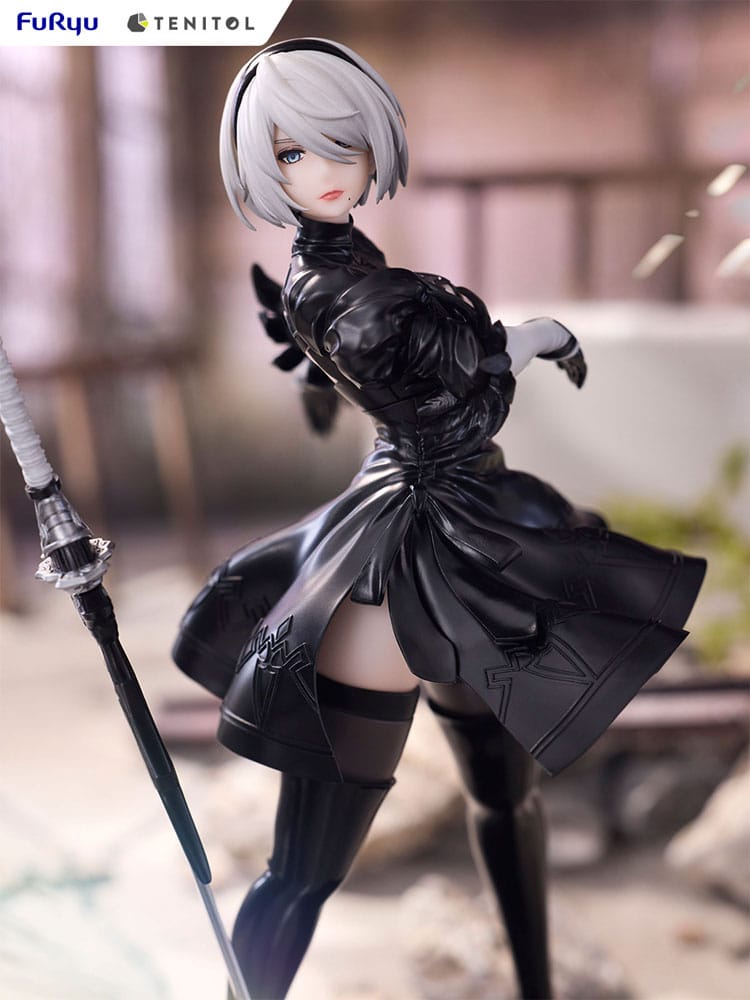 NieR:Automata Tenitol PVC Statue 2B Ver1.1a 22 cm Prizefiguren Yokina