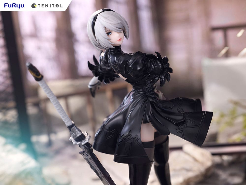 NieR:Automata Tenitol PVC Statue 2B Ver1.1a 22 cm Prizefiguren Yokina