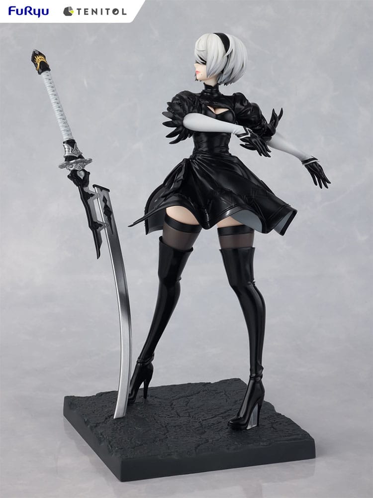 NieR:Automata Tenitol PVC Statue 2B Ver1.1a 22 cm Prizefiguren Yokina