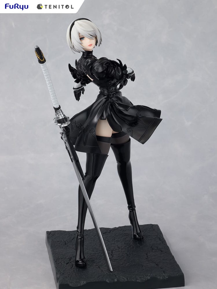 NieR:Automata Tenitol PVC Statue 2B Ver1.1a 22 cm Prizefiguren Yokina