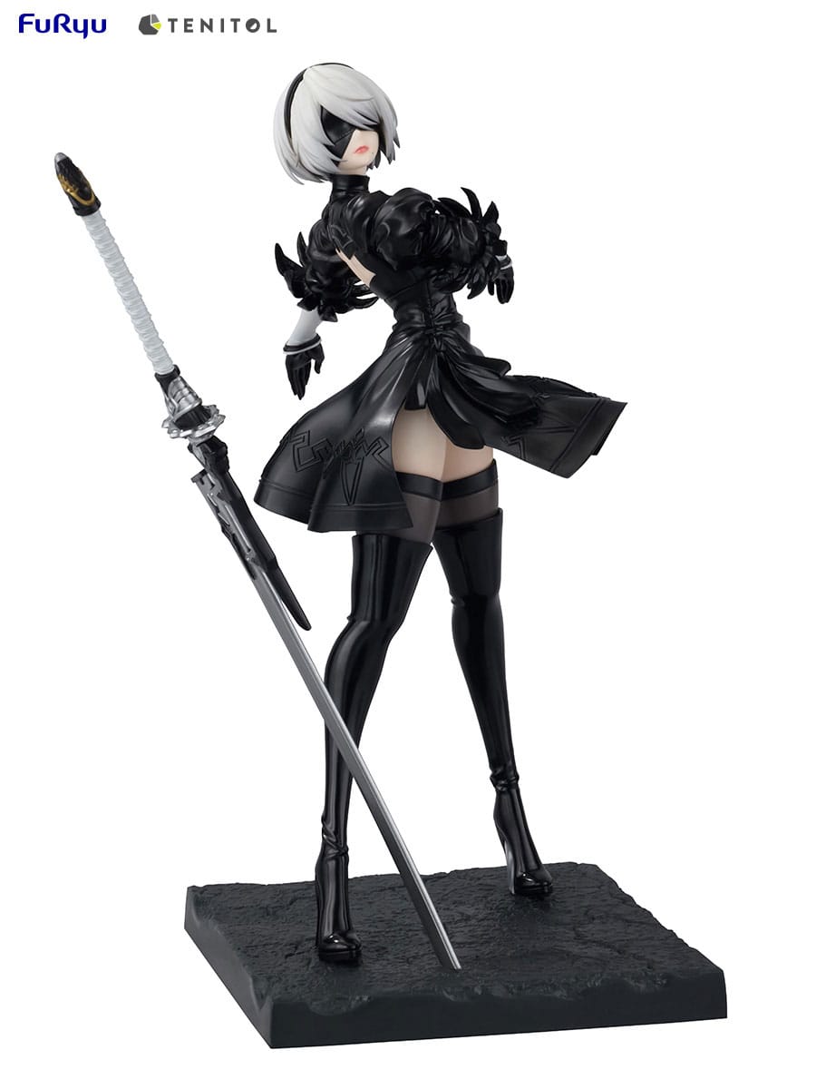 NieR:Automata Tenitol PVC Statue 2B Ver1.1a 22 cm Prizefiguren Yokina