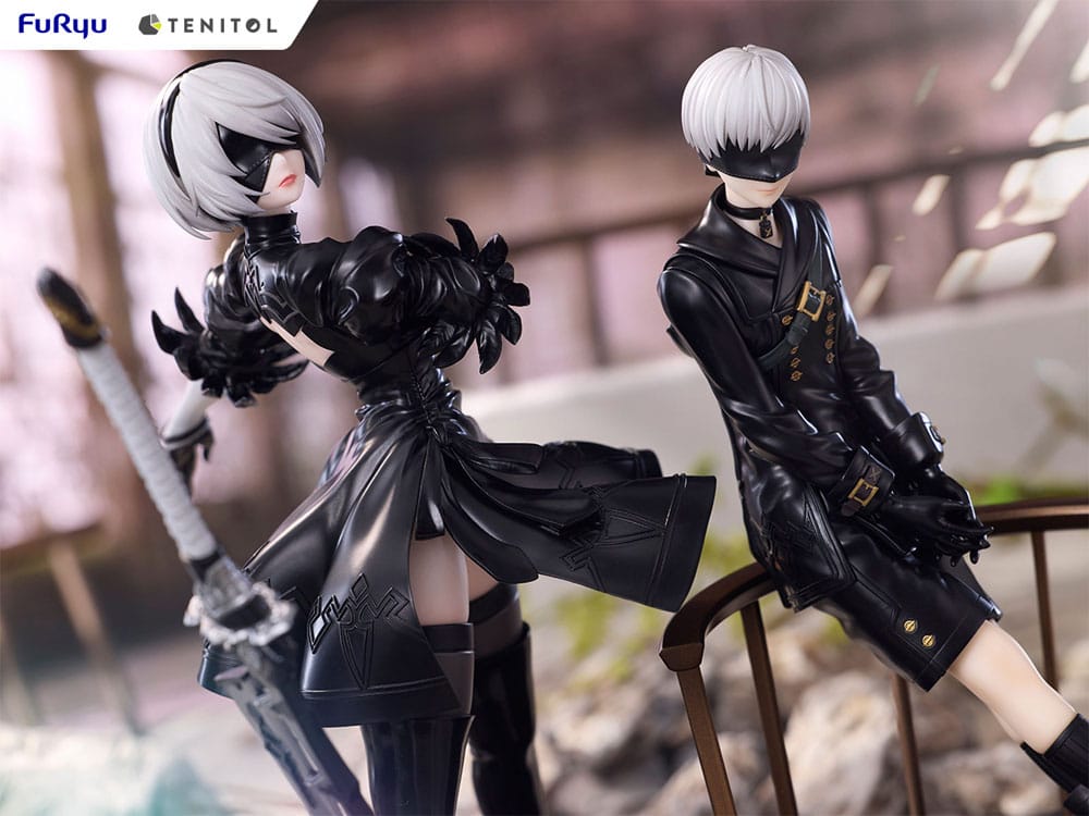 NieR:Automata Tenitol PVC Statue 9S Ver1.1a 18 cm Prizefiguren Yokina