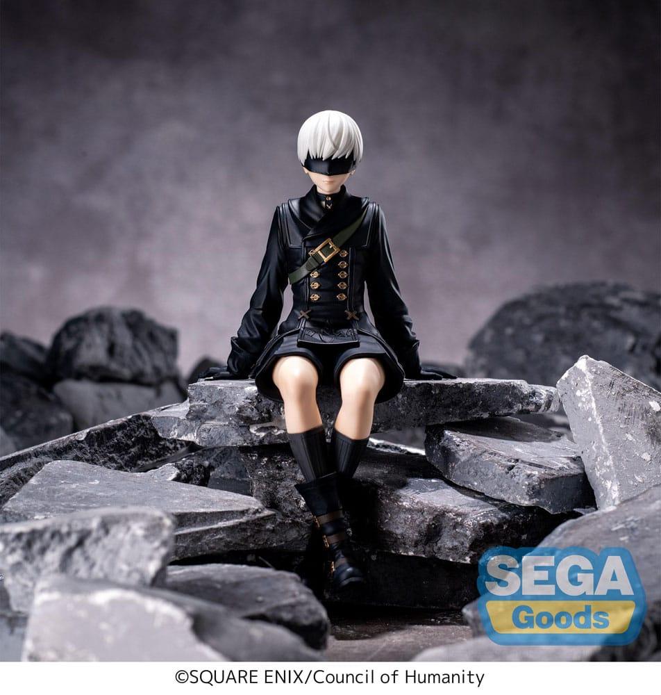 NieR:Automata Ver1.1a PM Perching PVC Statue 9S 15 cm Prizefiguren Yokina