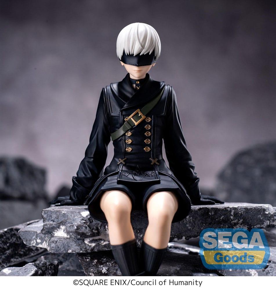 NieR:Automata Ver1.1a PM Perching PVC Statue 9S 15 cm Prizefiguren Yokina