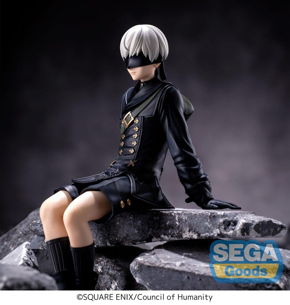 NieR:Automata Ver1.1a PM Perching PVC Statue 9S 15 cm Prizefiguren Yokina