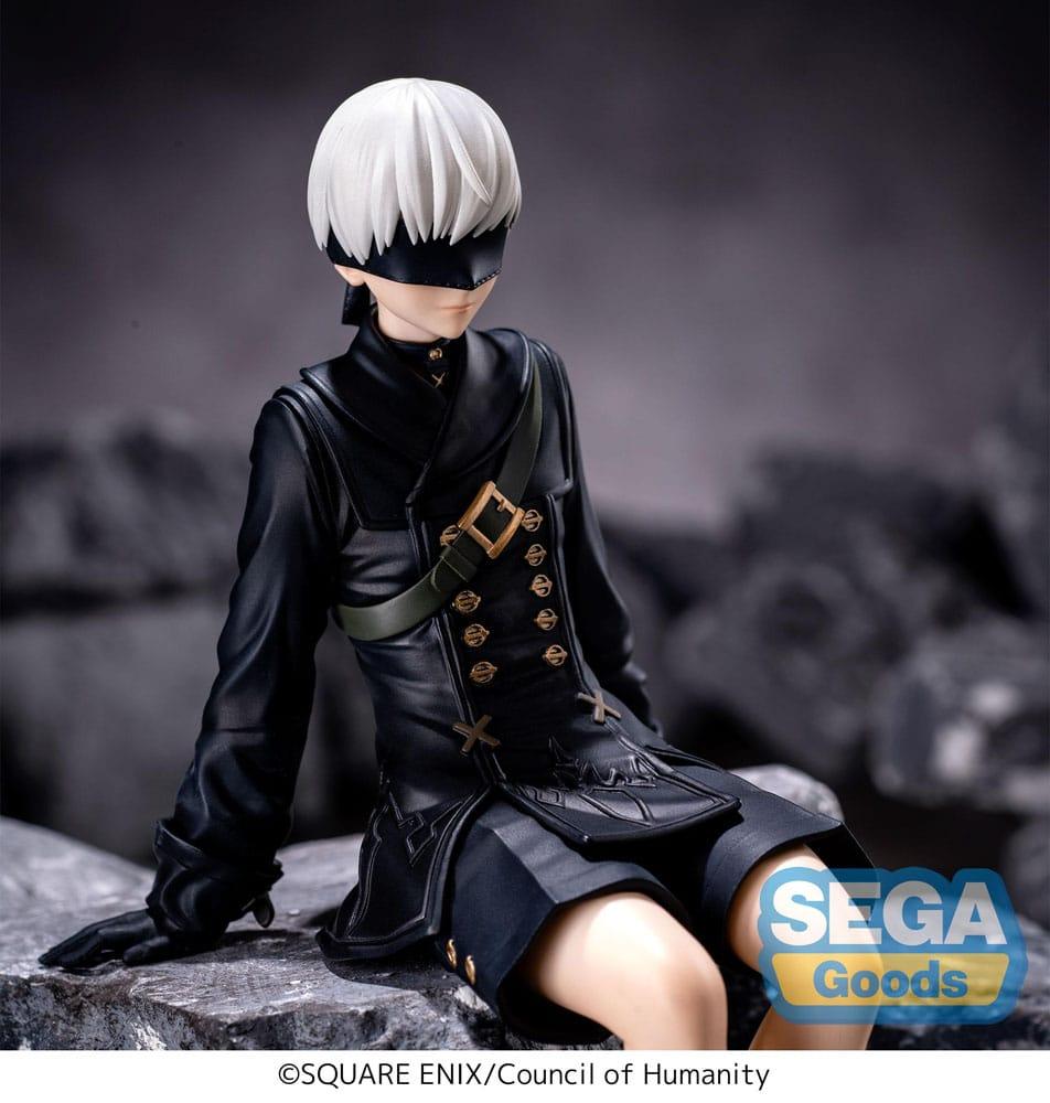 NieR:Automata Ver1.1a PM Perching PVC Statue 9S 15 cm Prizefiguren Yokina