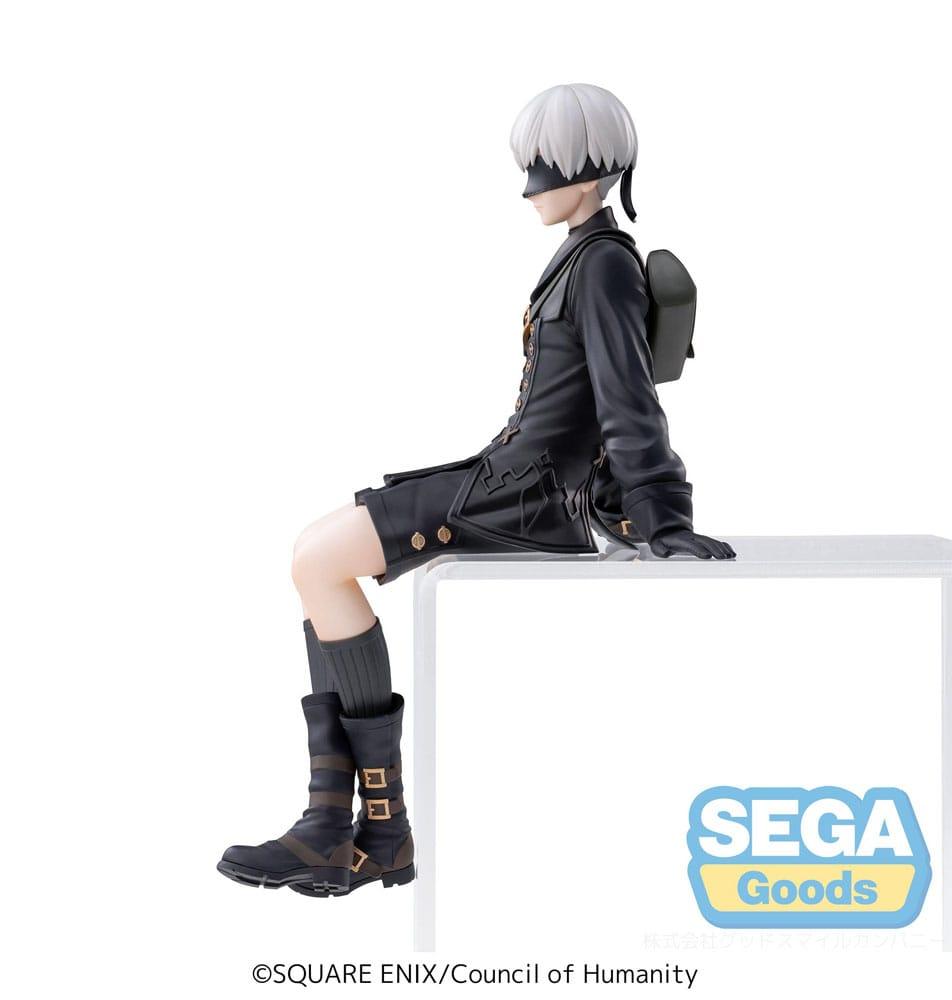 NieR:Automata Ver1.1a PM Perching PVC Statue 9S 15 cm Prizefiguren Yokina
