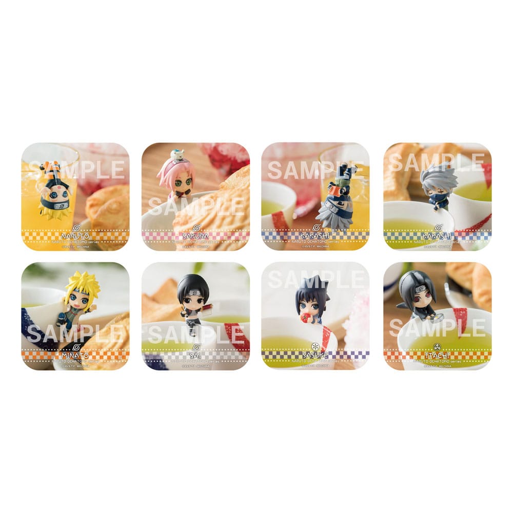 Ochatomo Series 8 Sammelfiguren Konoha Break Time Sortiment 5 cm Naruto Shippuden Minifiguren Yokina