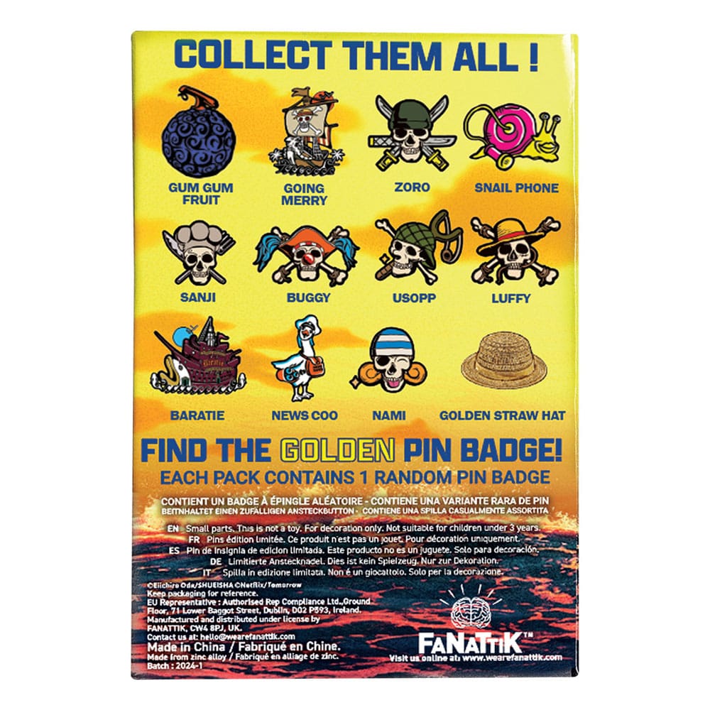 One Piece Ansteck-Pins Mystery Pin Badge Ansteck-Buttons Yokina