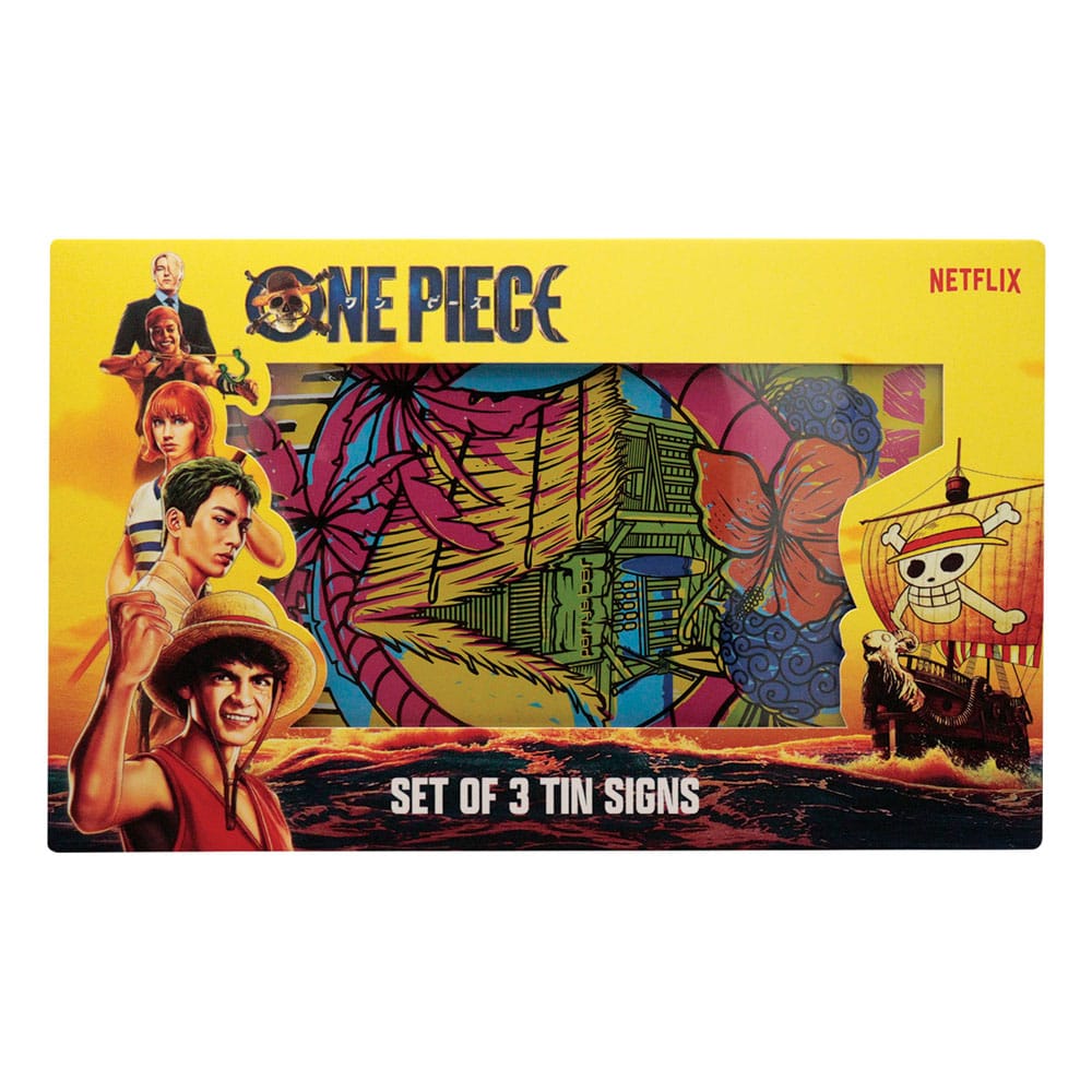 One Piece Blechschilder 3er Set Blechschilder Yokina