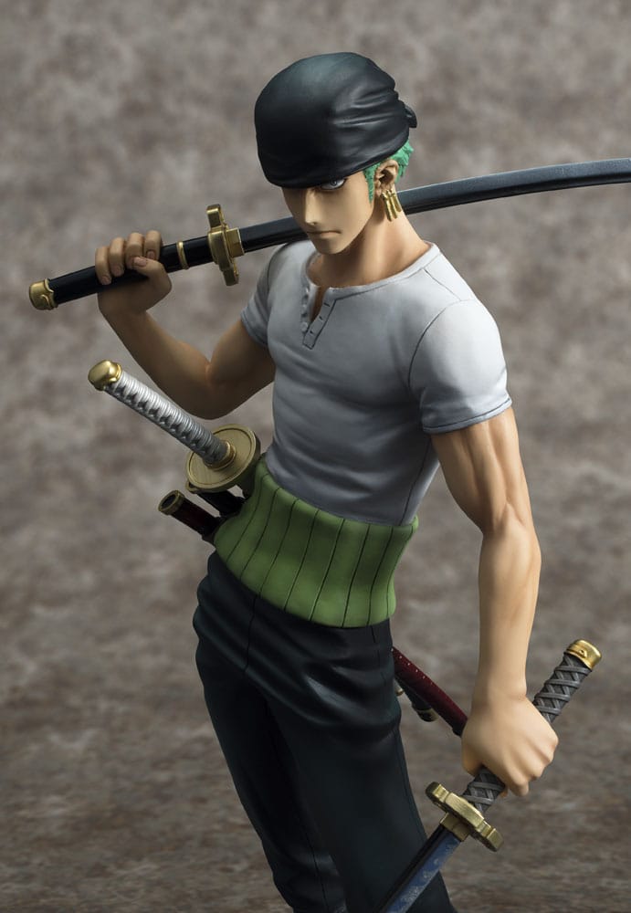 One Piece Excellent Model P.O.P PVC Statue NEO-DX Roronoa Zoro 10th Limited Ver. 23 cm Prizefiguren Yokina